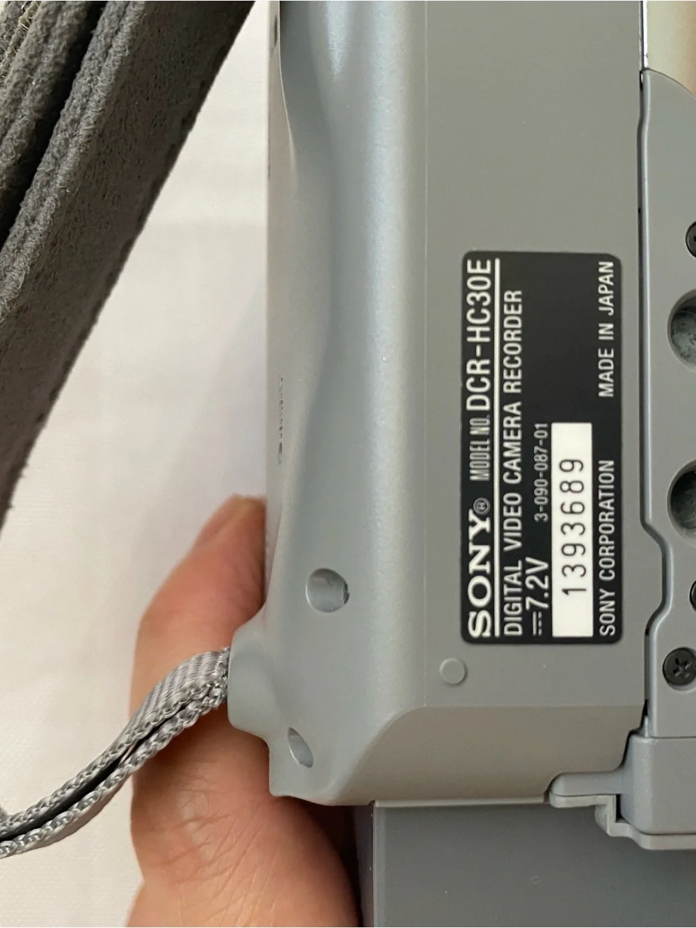 Sony DCR-HC30E Silver Handycam with Remote, Charger and Carry Case